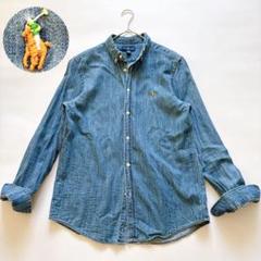 定番✨ラルフローレン デニム ダンガリーシャツ ポニー刺繍 長袖
