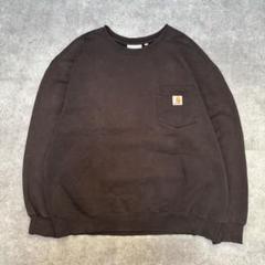 Carhartt カーハート　スウェット　ゆるだぼ　ブラック　XL相当　丈短め