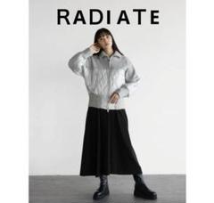 グレー ニット ダウン ジャケット　スコットクラブ系列　ＲAＤI AＴE グレー ニット ダウン ジャケット スコットクラブ系列 RA