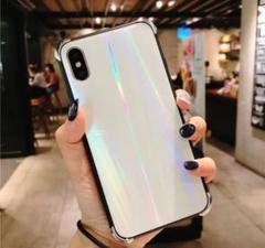 iPhoneSE3 オーロラ 反射　iPhoneケース 反射ケース