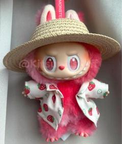 POPMART LABUBU ラブブ 苺　総柄シャツ + 帽子　セット