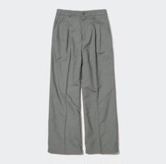 新品未開封　UNIQLO ユニクロ　リネンブレンドタックワイドパンツ　完売品のサムネイル