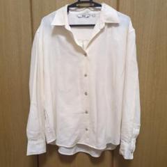 UNIQLO アイボリー 長袖シャツ