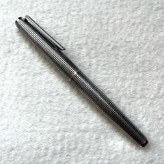 パイロット 18k 万年筆 スターリングシルバー Rsterlingsilver パイロット シルバーン 石だたみ 万年筆 スターリングシルバー