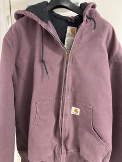 ジャンク品　Carhartt ピンク ジャケット フード付き 2fc7578219aa8477ef58454ca205de