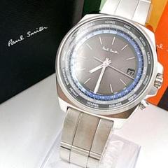 Paul Smith ポールスミス 電波ソーラークローズドアイズ ワールドタイム Amazon | Paul Smith ポールスミス 電波ソーラー 腕時計