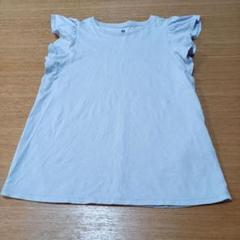 GIRLSスムースコットンフリルTシャツ　半袖　ユニクロ