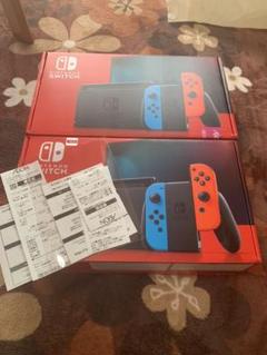 品薄!!即発送可能!!ニンテンドーswitch ネオン 2台
