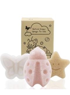 赤ちゃん 入浴用ベビーこんにゃくスポンジ 天然 子ども