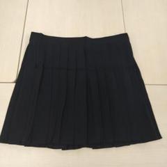 黒のプリーツミニスカート　4L