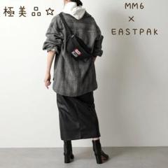 極美品☆MM6 EASTPAKコラボ ウエストバッグ リバーシブル ボディ