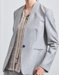 UNITED ARROWS 定価5万 美品 36 ノーラペル スーツ スカート UNITED ARROWS 定価5万 美品 36 ノーラペル スーツ スカート