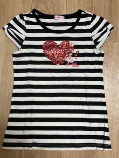 ミキハウス　Tシャツ 日本製　リーナちゃん　ボーダー