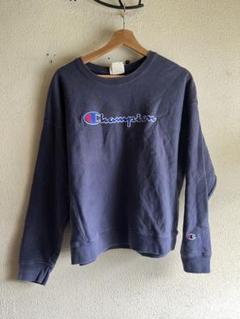 00s チャンピオン　スウェット　ネイビー　3XL リバースウィーブ　古着　紺色