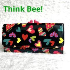 【激安アウトレット!】 四元まりえ 様専用☆【Think がま口 長財布 Bee!】ポップハート 小物