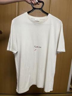 正規店買付【サンローラン】ホワイト ロゴプリント T シャツ 楽天市場】サンローラン tシャツの通販