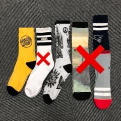 ❗️激安❗️訳ありソックス5足セット ヴァンズ スタンスソックス サンタクルーズ