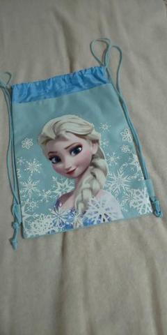 Disney、アナと雪の女王、エルサ、リュック、ショルダー、巾着、水色ディズニー