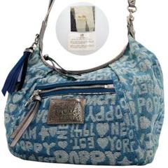 コーチ ポピー デニム ハンドバッグ アクセサリーポーチ 2way 16986 楽天市場】【バッグ】COACH コーチ ポピー デニム ワードローブ