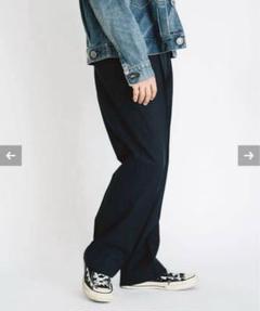 レア】別注 221VILLAGE×LECHOPPE しじら織チェックスラックス
