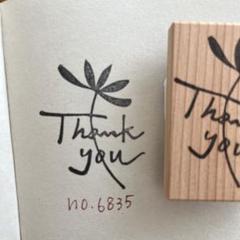 スタンプ　☆sale☆ No. 6835 thank you 花￼のサムネイル