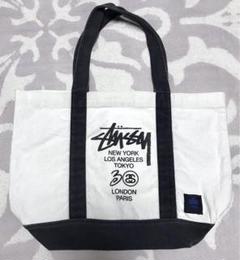 STUSSY 2Way Shoulder Bag Tote Bag Black 30th Anniversary