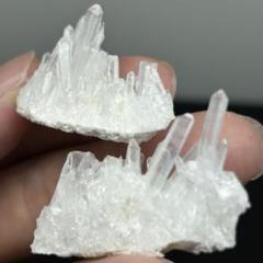 【129 風水　水晶　クラスター　2点】
