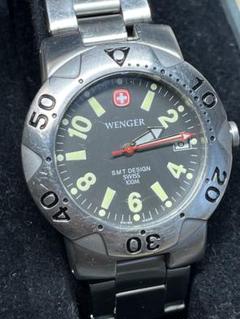 WENGER ブラック WR100m DAY ベゼル　SMT DESIGN 稼働のサムネイル