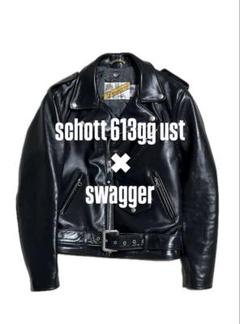 schott 613gg ust 36 ダブルライダースジャケット　レザー schott 613gg ust 36 ダブルライダースジャケット レザー - メルカリ