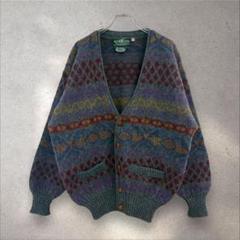 A199 Henry Cotton's カーディガン マルチカラー ヴィンテージ