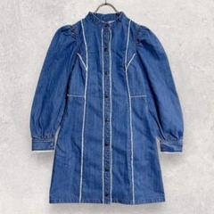 MOUSSY マウジー デニム ステッチワンピース コットン100%【3020】