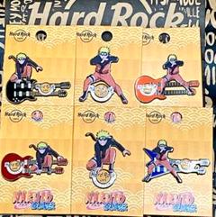 ハードロックカフェ◆5店舗・6点セット◆NARUTO ナルト 【限定】ピンバッジ ハードロックカフェ◇5店舗・6点セット◇NARUTO ナルト 【限定