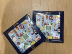 【新品・未開封】紀ノ国屋×FEILER コラボハンカチ　レッド　ブルー FEILER - ♡FEILER×KINOKUNIYA♡フェイラー×紀ノ国屋♡コラボ