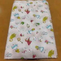 不思議の国のアリス ミニ柄 ピンク(生地幅×50cm)