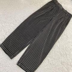 GIANNI VERSACE 総柄パンツ ブラック 46 オシャレ ゆったり