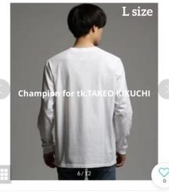 Champion for tk.TAKEO KIKUCHI ロング長袖シャツ
