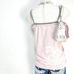 y2k✨️ 00s HYSTERIC GLAMOUR ガール パール キャミソール y2k✨️ 00s HYSTERIC GLAMOUR ガール パール キャミソール