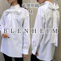 2未使用級！　ブレンヘイム　2way　リボン　ボウタイ　シャツ　ブラウス　白　M