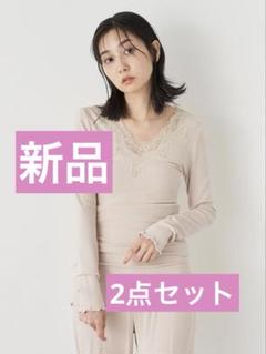 スナイデルホーム新品2点セット⭐️レース付きプルオーバー