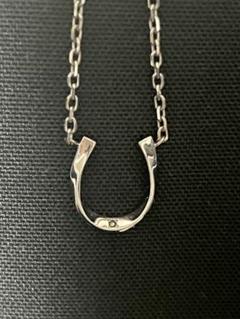 エテ ete ホースシュー ブラックダイヤモンド ネックレス ete（エテ）の「○ホースシュー ブラックダイヤモンド