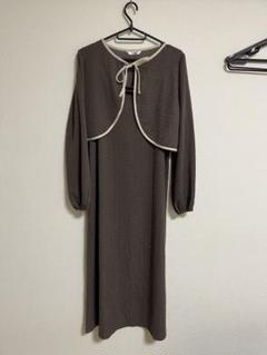 しまむら　ドレス　ワンピースボレロセット　新品未使用　結婚式お宮参り　フォーマル しまむら ドレス ワンピースボレロセット 新品未使用 結婚式お