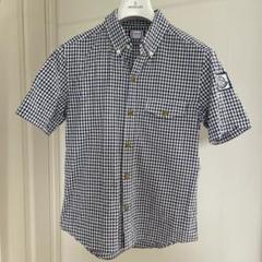 【美品】MONCLER GAMME BLEU　チェックシャツ　トムブラウン【４】 美品】MONCLER GAMME BLEU チェックシャツ トムブラウン【4
