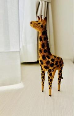 キリンのオブジェ 約20cm