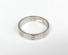 美品　Cartier ラブリング スモールモデル ホワイトゴールド 証明書付