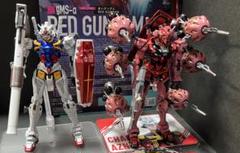 HG 1/144 赤いガンダム 2機　送料込　メルカリ便 送料無料】HG 1/144 赤いガンダム ビットパーツ×2機 - メルカリ