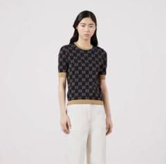 もも様のお品　GUCCI GGロゴ 半袖ニットトップス Sサイズ もも様のお品 GUCCI GGロゴ 半袖ニットトップス Sサイズ - メルカリ
