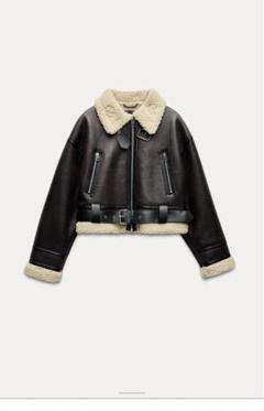 【えま】ZARA ダークブラウン ショートジャケット M様専用】ZARA ザラ ソフトショートジャケット ショート