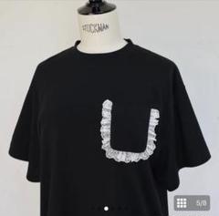 新品タグ付】Lace Frill Pocket Tee Gypsohila - メルカリ