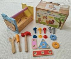くまさん大工ツールセット 木製 工具 マザーガーデン ツールボックスのサムネイル