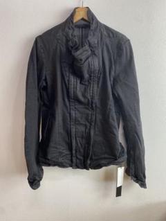 試着のみ極美品ユリウスJULIUS AW2023 コーティングデニムジャケット1 ユリウス パーマネントのコーティングデニムジャケット